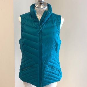 NWT Teal Talbots Puffer Vest